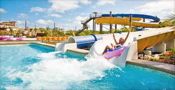 Foto do parque aquático no Beaches Turks & Caicos